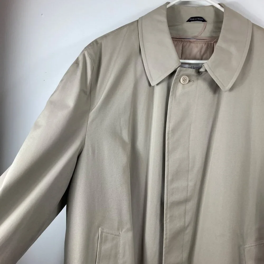 Mens Royal Knight Thermolite All Weather Trench Coat 44 Reg Like‎ New